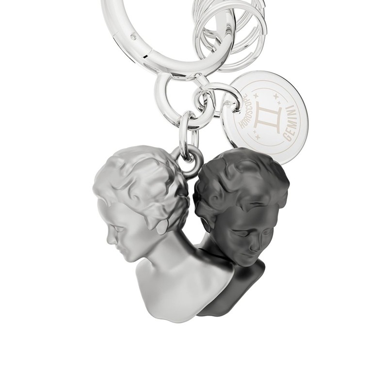 Chocly Metamorphosis Collection Belgium Metal Keyring - Zodiac Gemini