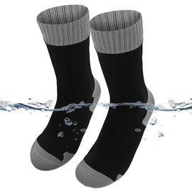 DEYAN Waterproof Socks for Men & Women, Essential for Hiking, Running, Wading, Trekking, Cycling in Cold Wet Weather(Small)