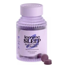 Kardashian Lemme Sleep Melatonina Y Magnesio 60 Gomitas Sabor Frutos Rojos                                                                            