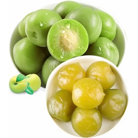 Crisp Green Plum Plums Sweet and Sour Dried Fruit - refreshing, plum, Suitable for making snacks, fruit snacks, or recipes7.05oz /200g (Pack of 1)