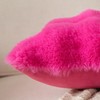 YAERTUN Pack of 2 Hot Pink Thick Soft Wool Decorative