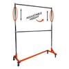 Only Hangers Industrial Strength Z Rack with Add-On Hangrail and