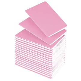 Mini Notebooks Bulk 3.5 x 5.5 Inches 36 Pack-Pink Cover Tiny Pocket Journal Notepads for Kids, 30 Sheets/60 Pages, for Planners or Story Writing at Home or School