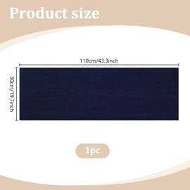 FREEBLOSS 1.2 Yards Sashiko Fabric Sashiko Mending Kit Patchwork Cotton Quilt Fabric Pre-Cut for Sewing Quilting Supplies Dark Blue Fabrics Squares 20" Wide