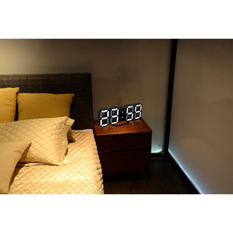 DollaTek 3D LED Digital Alarm Clock with 3 Adjustable Brightness