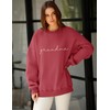 LOMON Crewneck Sweatshirt for Women Casual Oversized Pullover Graphic Long