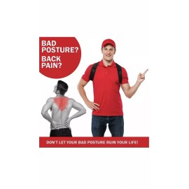 VIBO CARE Posture CorrectorMen and Women - Comfortable Upper Back Straightener