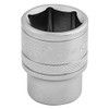 Draper 16543 3/8-Inch Square Drive 6 Point Metric Socket, 17mm