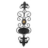 Wall Candle Holders Retro Diamond Encrusted Candlestick for Living Room