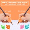 JustBlanks 20 Pcs Pencil Grips for Kids Handwriting Pencil Holder