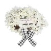 Imitation White Dogwood Wreath Simulation Vibrant Wreath Decoration for Home