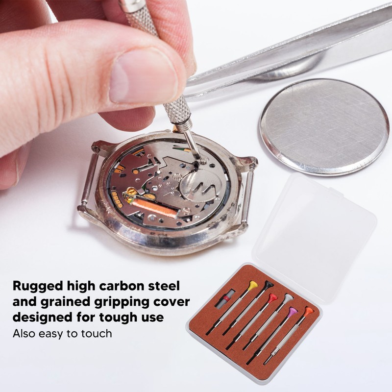 Watch Screwdriver Set High Carbon Steel Skid Resistance Multifunctional Watch