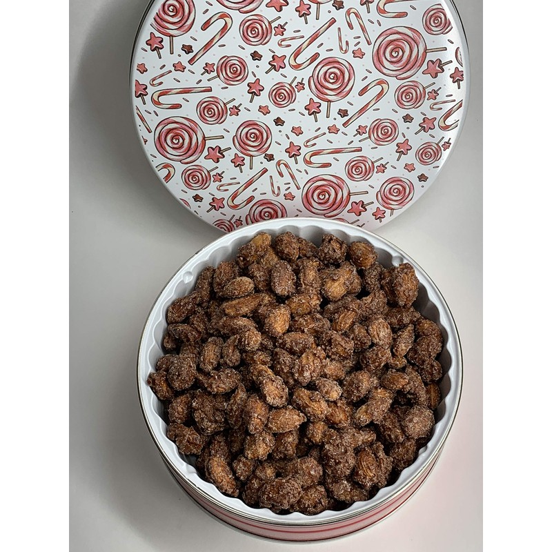 Cinnamon Roasted Nuts Gift Tin (Almonds, 1.5 Pound)