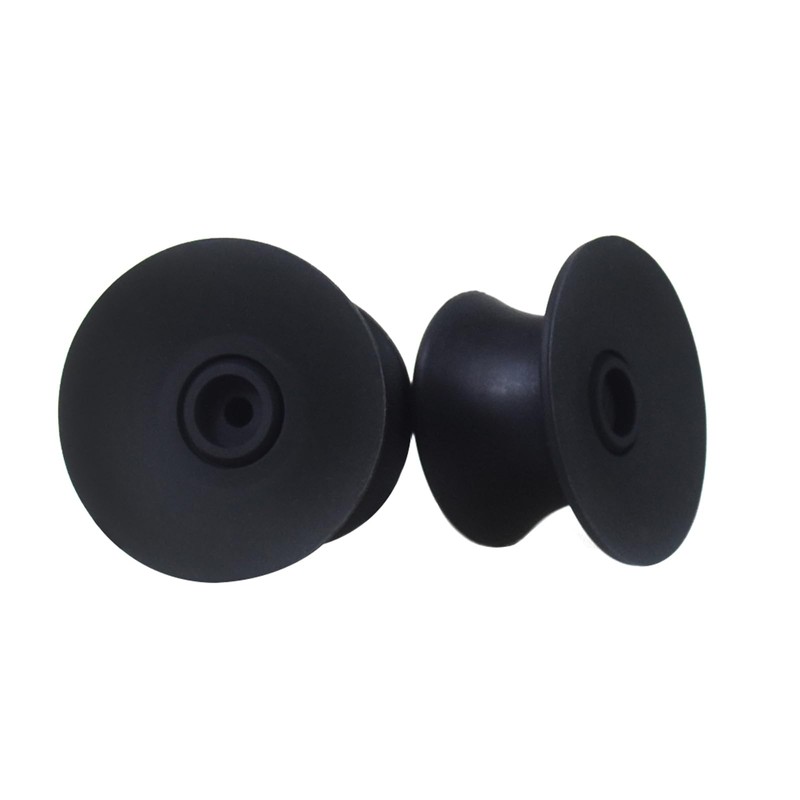 WEISUYUUS 1Pair 1/4inch NABs Hubs Optical Shaft Adapters Rubber Reels