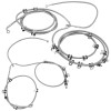 Caltric 705601492 Front & Rear Brake Hose Line For Can