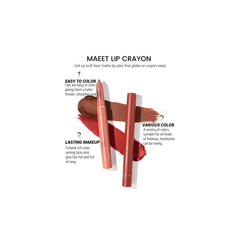 Daconovo Juego de lápices labiales de 6 colores Lápiz labial