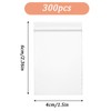 Wanmu 300Pcs Mini Plastic Zip Bags, 2.3" x 1.5" Clear