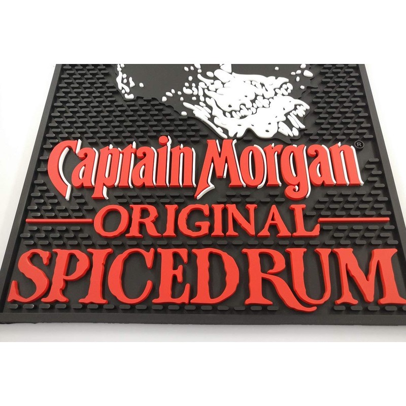 Captain Morgan Bar Mat Professional XL Spill Mat 18x12 Coaster