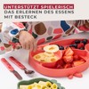 Fackelmann Set Posate Bambini 3 Pezzi – Forchetta, Cucchiaio e