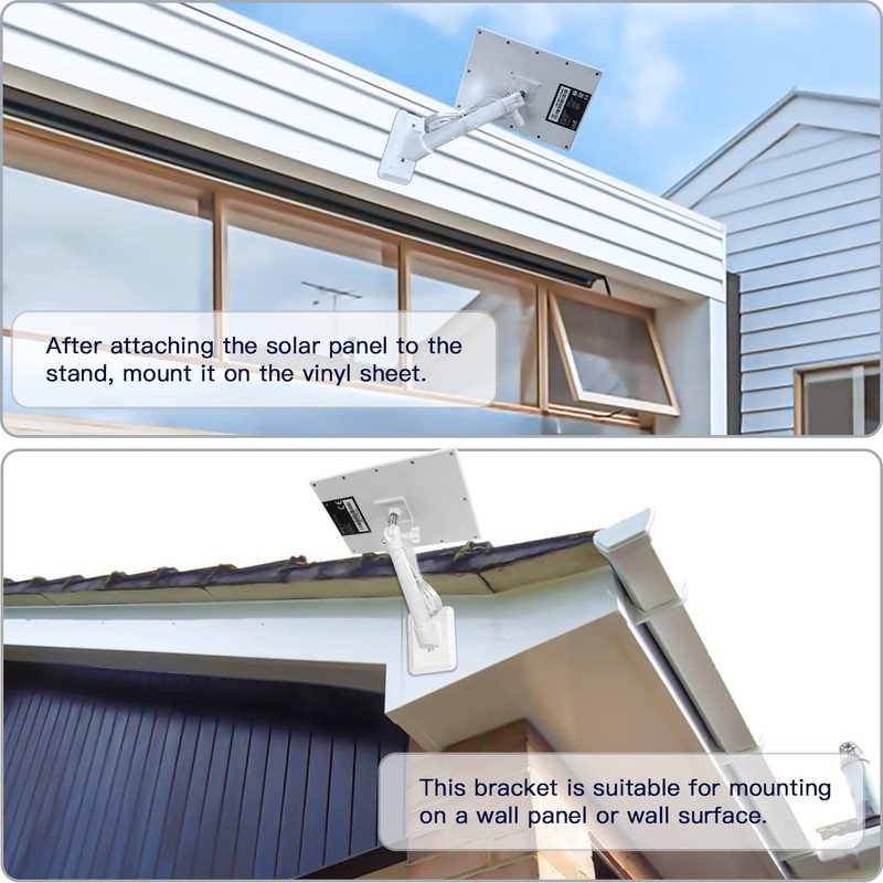 HOLACA Mount Bracket for R ing Solar Panel, Clip Hook