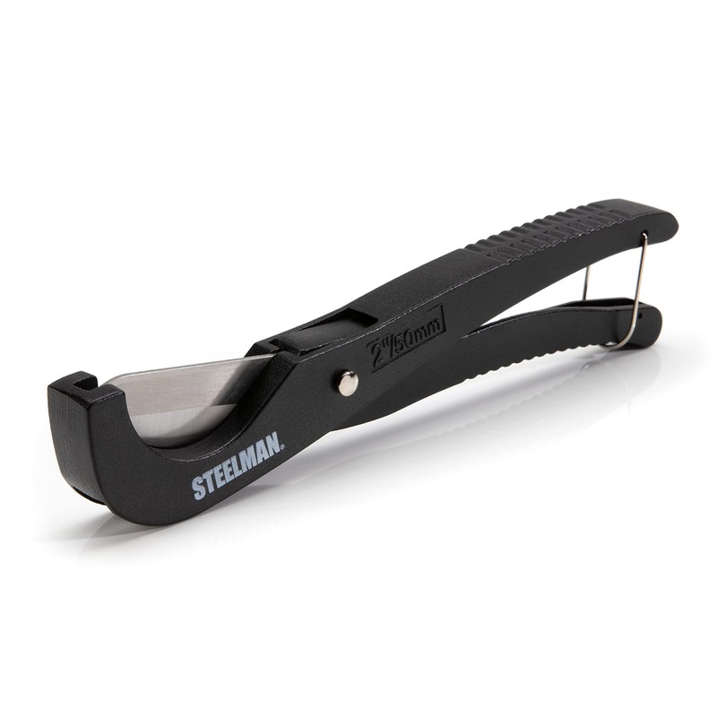Steelman PVC Pipe Cutter Tool, Cuts 2-inch Tube, Stainless Steel