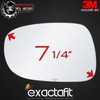 exactafit 8124L Driver Side Mirror Glass Replacement Repair Compatible With
