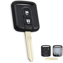 2 Buttons For Nissan Qashqai Micra K12 Qashqai Note Car Key Cover Replacement