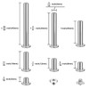 Pangda 80 Set Chicago Binding Screws Assorted Kit 7 Different