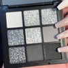 9-Color Smokey Eyeshadow Palette - Intense Matte & Glitter Shades,