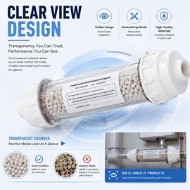 Condensate Neutralizer Kit, Compatible with Rinnai Tankless Water Heater, Replacement for Rinnai 804000074, for pH Neutralization, COD Reduction & Water Heater Efficiencyr, Acid Condensate Neutralizer