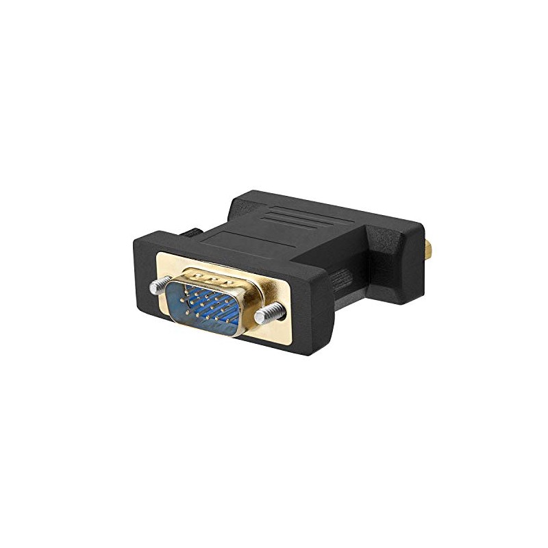 Cmple - DVI-A Female to HD15 (VGA) Male Adapter Gold