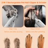 TKL-Techpaws 2-in-1 Dog Nail Trimmers & Dog Nail Grinder with
