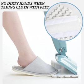 Paquete de 4 almohadillas de repuesto para fregona de vapor Steam Mop S1000 S1000A S1000C S1000WM S1001C, almohadilla de limpieza de tallo reutilizable, microfibra y almohadilla de limpieza