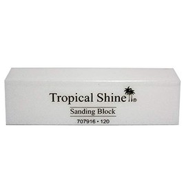 Tropical Shine White Sanding Block (Coarse 120)