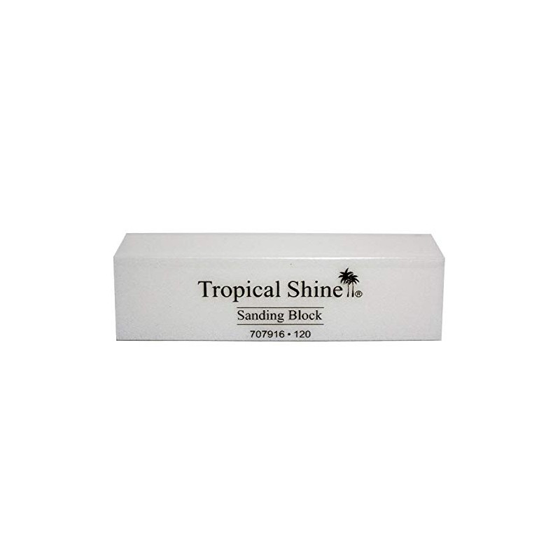 Tropical Shine White Sanding Block (Coarse 120)