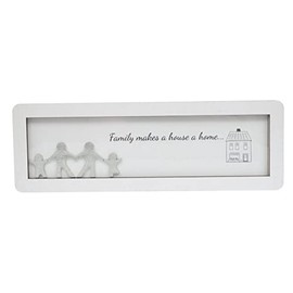 Pirantin Family Makes A House A Home Family Metal Figure Ornament Gift - Free Standing (fams-househome)