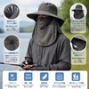 QUANSHENL Safari Hat, UV Protection, Wide Brim, Lightweight, Breathable, Quick