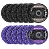 WelderElite Paint Stripping Discs Set, 4" 12-Pack - 6 Purple