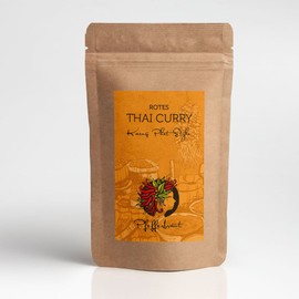 Pfefferbraut Red Thai Curry Kaeng Phet Style, 70 g in Aroma Bag, Pumpkin Soup, Vegetable Curry