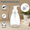3 Pack 8 Oz Foaming Soap Dispenser BPA Free Refillable