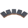 LEARNING ADVANTAGE CTU7874 Mini Markerboard Erasers Set Of 5, brown