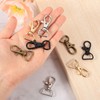 sourcing map 10Pcs Swivel Clasps, 0.51 Inch D Ring Lobster