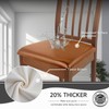 WENZMOC PU Leather Seat Covers for Dining Chairs, 4 Pack