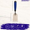 DEWEPRO® Plaster Trowel 60 mm Stainless Steel Blade Plaster Trowel