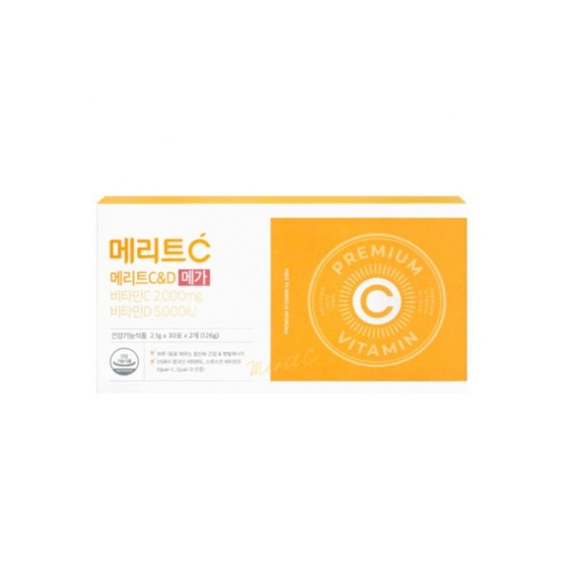 Huons Merit C&D Mega Vitamin C Vitamin D 2.1g 60