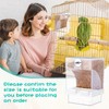 Glikceil 12 Pcs No Mess Bird Feeder Automatic Bird Parrot
