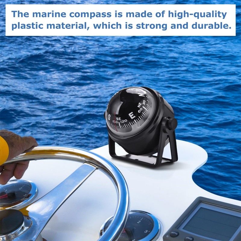 Ongwan NATRUSS Compass Navigation Mini Size Car Marine Spherical Compass