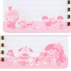 Sanrio 091723 B7 Ring Notebook, Sanrio Characters, 5.0 x 3.9
