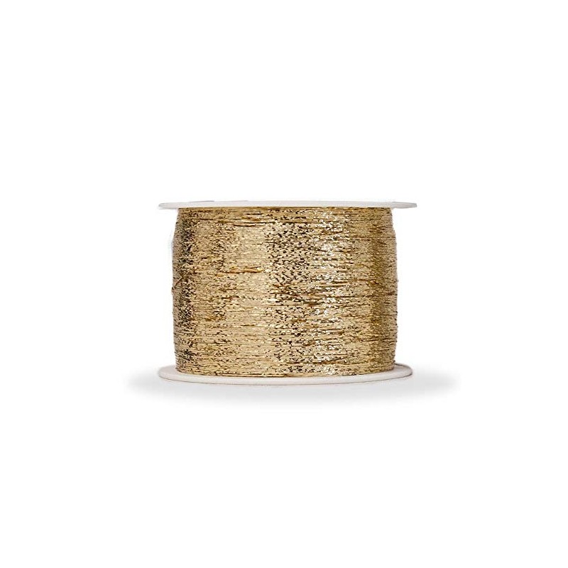 Rellana Metallic, 10g spool, 1000m of levelling thread, gold or