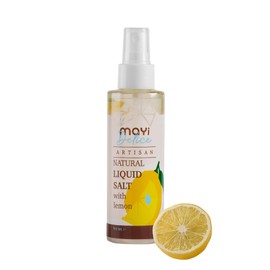Mayi Lemon Liquid Salt Spray – 84+ Mineral-Rich Seasoning, Microplastic-Free, Kosher Certified, Iodized Low Sodium Flavor Booster for Salads, Seafood, Soups, Cocktails & Healthy Cooking, 5.07 oz